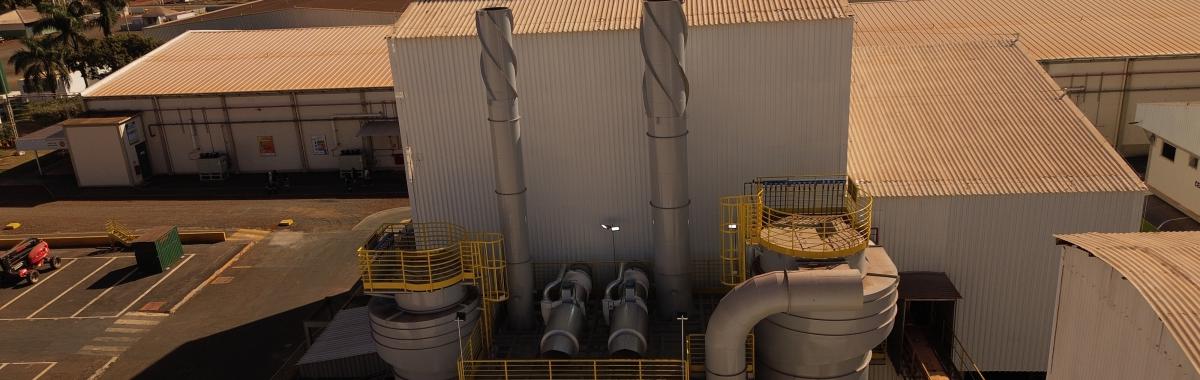 Captação de Pó Moagem De Calcário