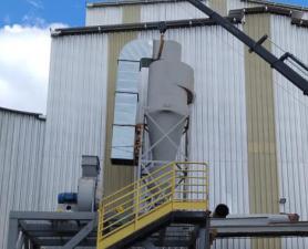 Bateria de ciclone para mineradora