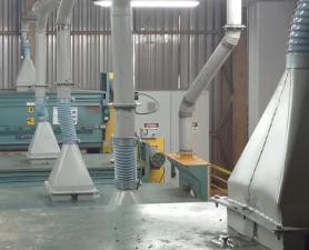 Captação de Pó de Fertilizantes