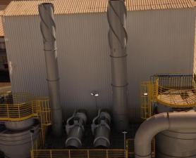 Captação de Pó Moagem De Calcário